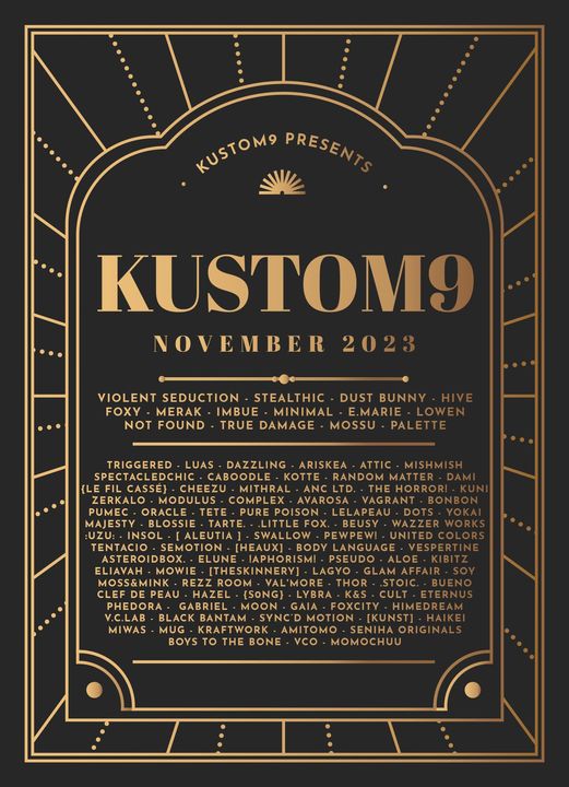 Press Release – Kustom9 – November 2023