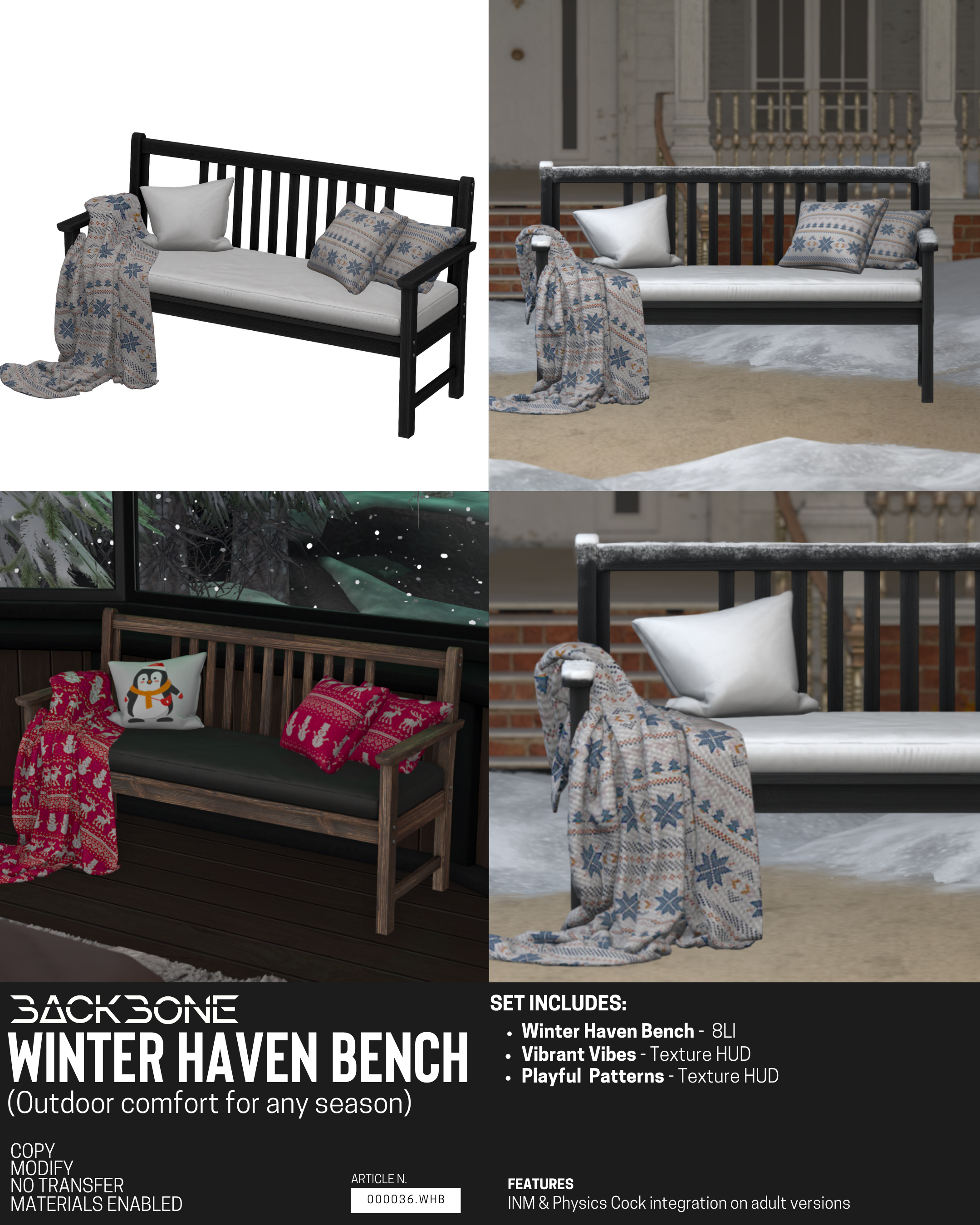 Backbone – Winter Haven Bench