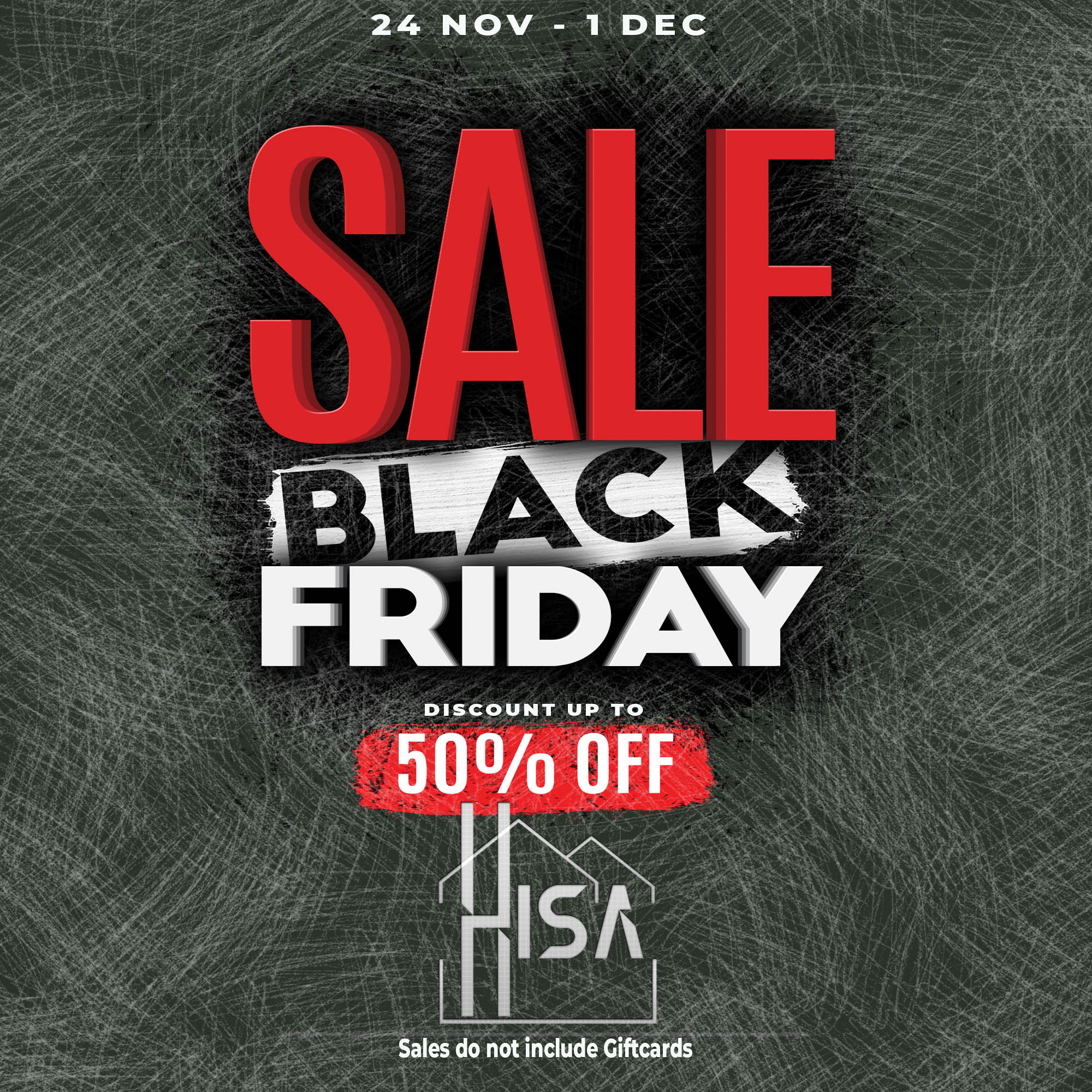 HISA – Black Friday Sale