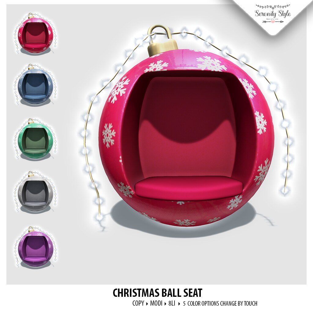 Serenity Style – Christmas Ball Seat