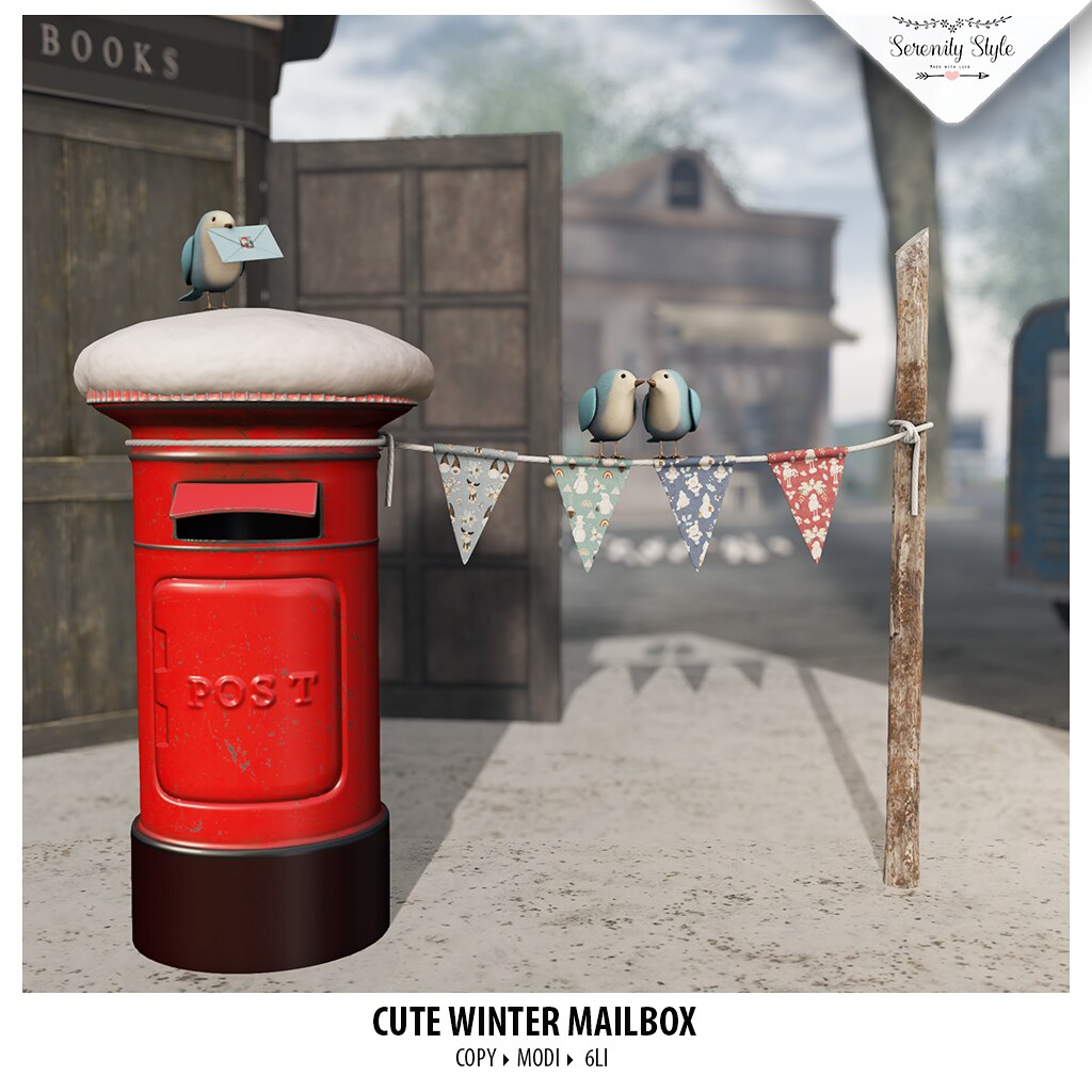 Serenity Style – Cute Winter Mailbox