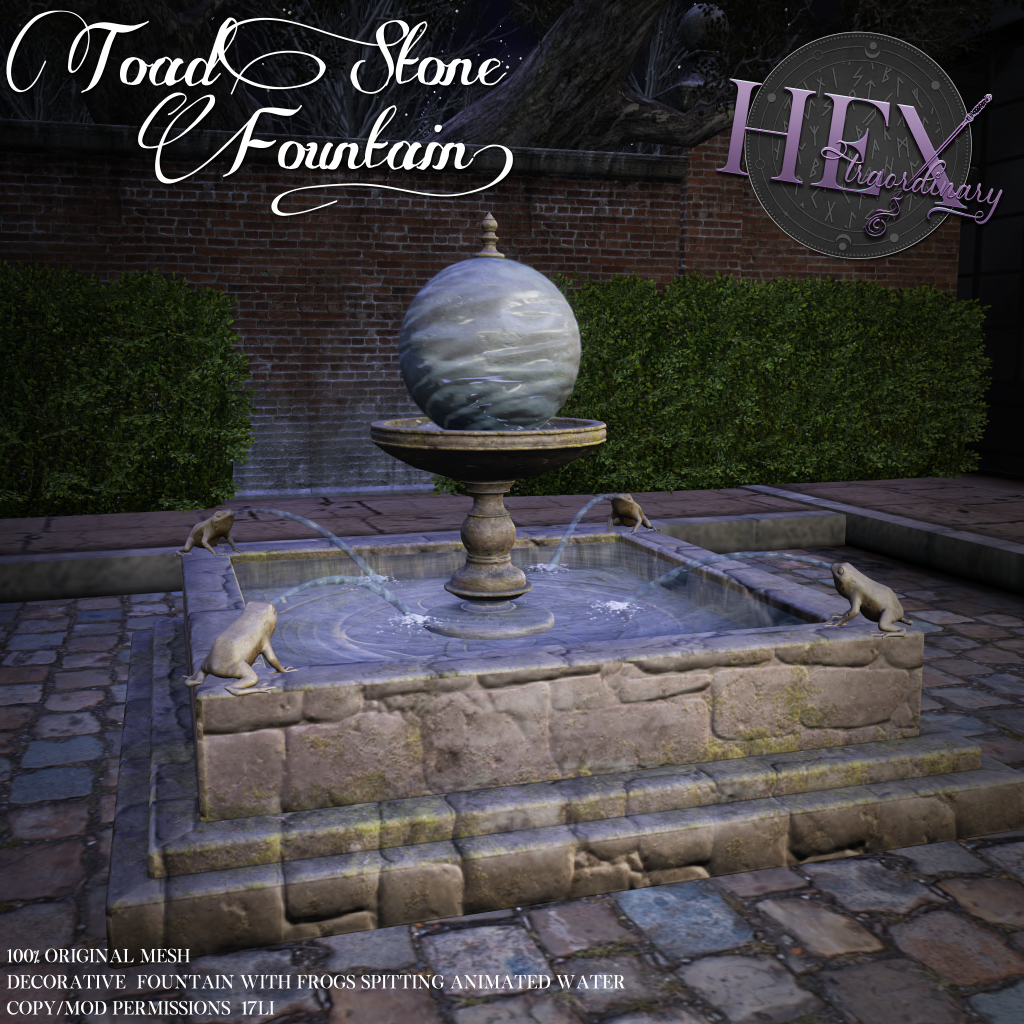 HEXtraordinary – Toad Stone Fountain
