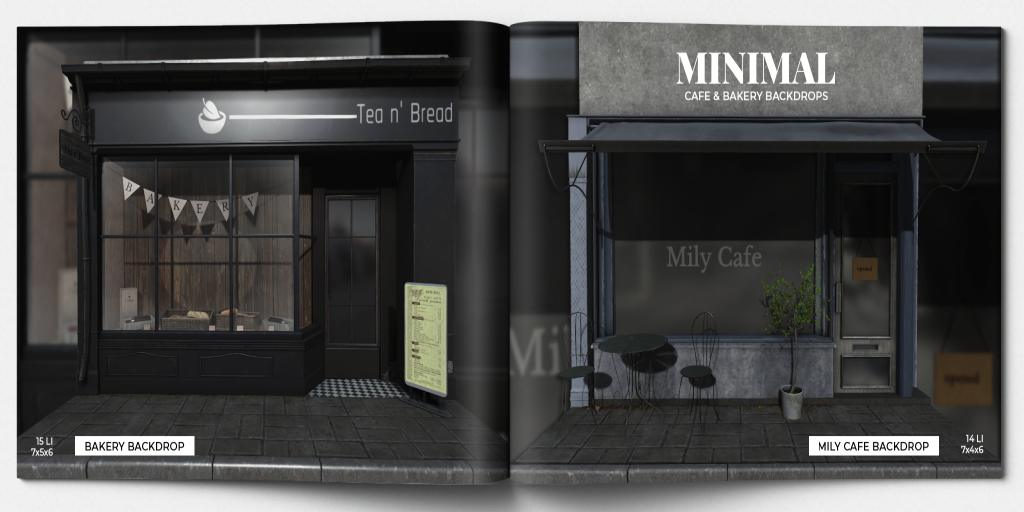 Minimal – Cafe & Bakery Backdrops