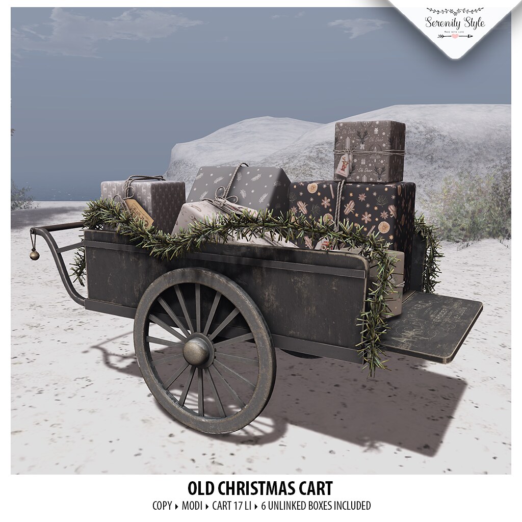 Serenity Style – Old Christmas Cart