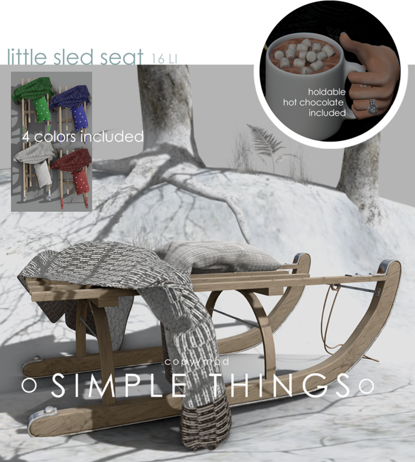 Simple Things – Little Sled Seat