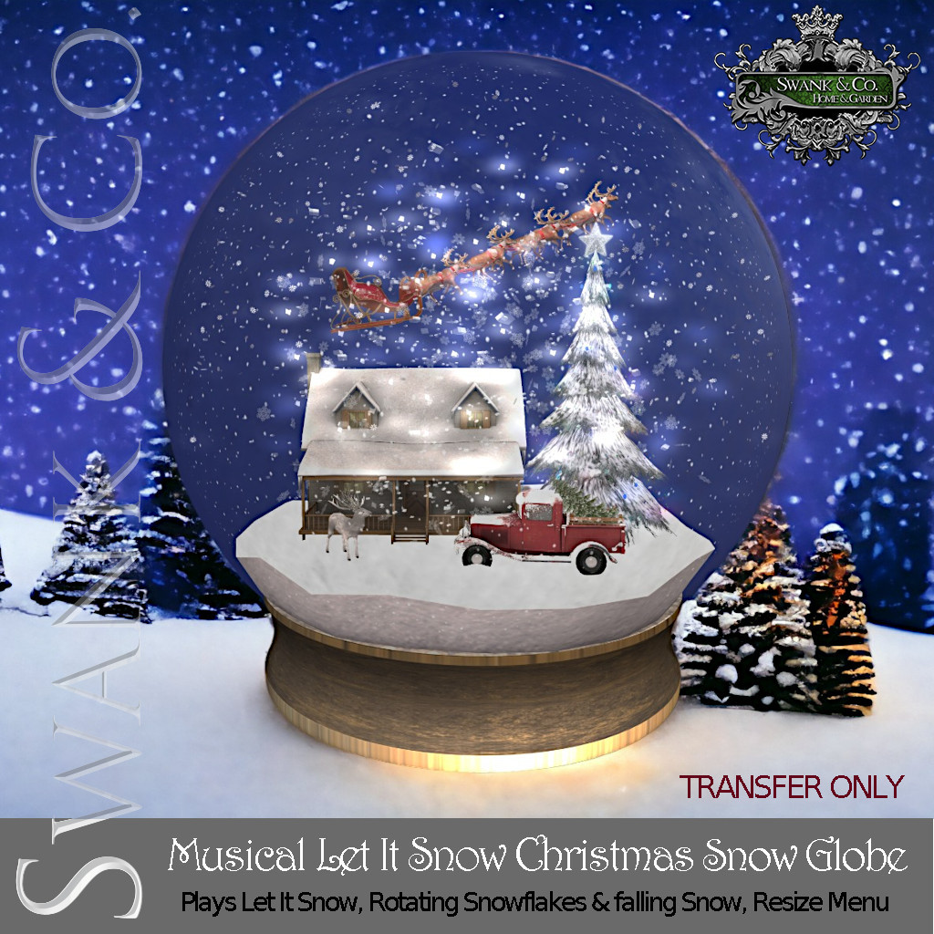 Swank & Co. – Holiday Musical Snow Globes