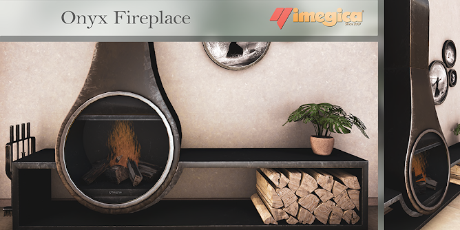 Imegica – Onyx Fireplace