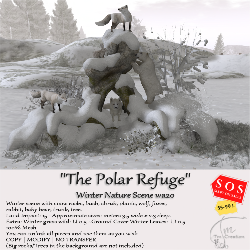 TM Creation – “The Polar Refuge” Winter Nature Scene – Slept on Sale