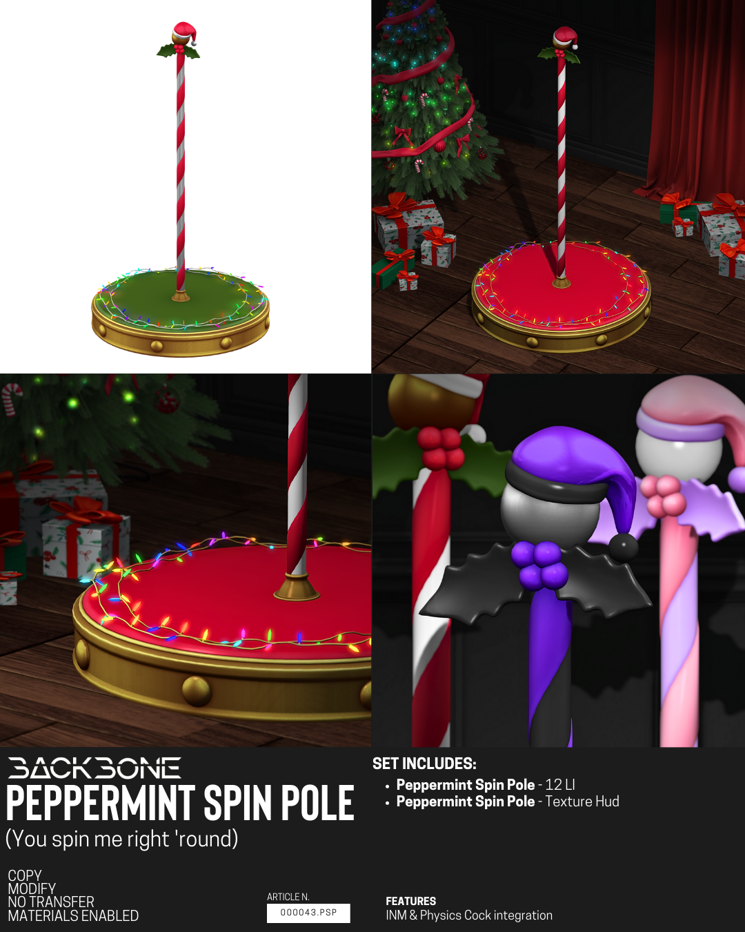 BackBone – Peppermint Spin Pole