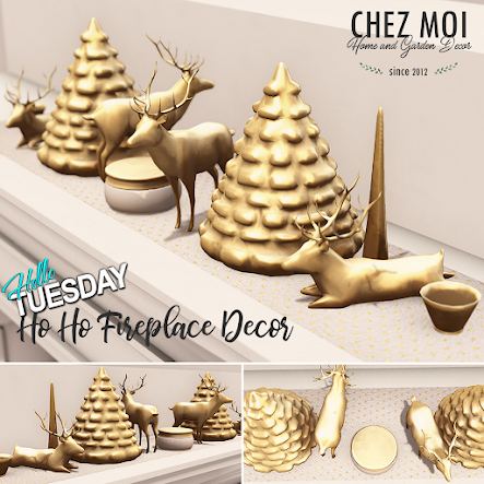 Chez Moi – Ho Ho Fireplace Decor