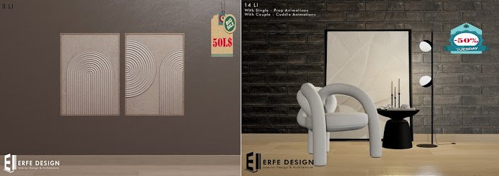 Erfe – Illussion Plaster Wall Frame and Helen Armchair Set