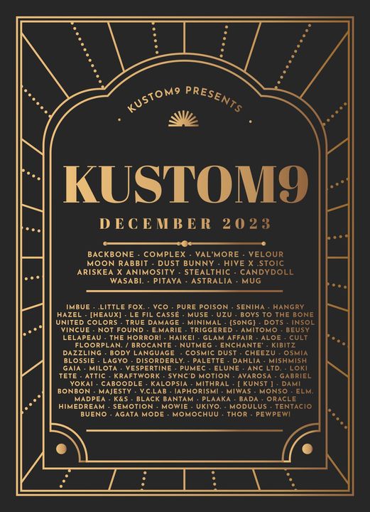 Press Release – Kustom9 – December 2023