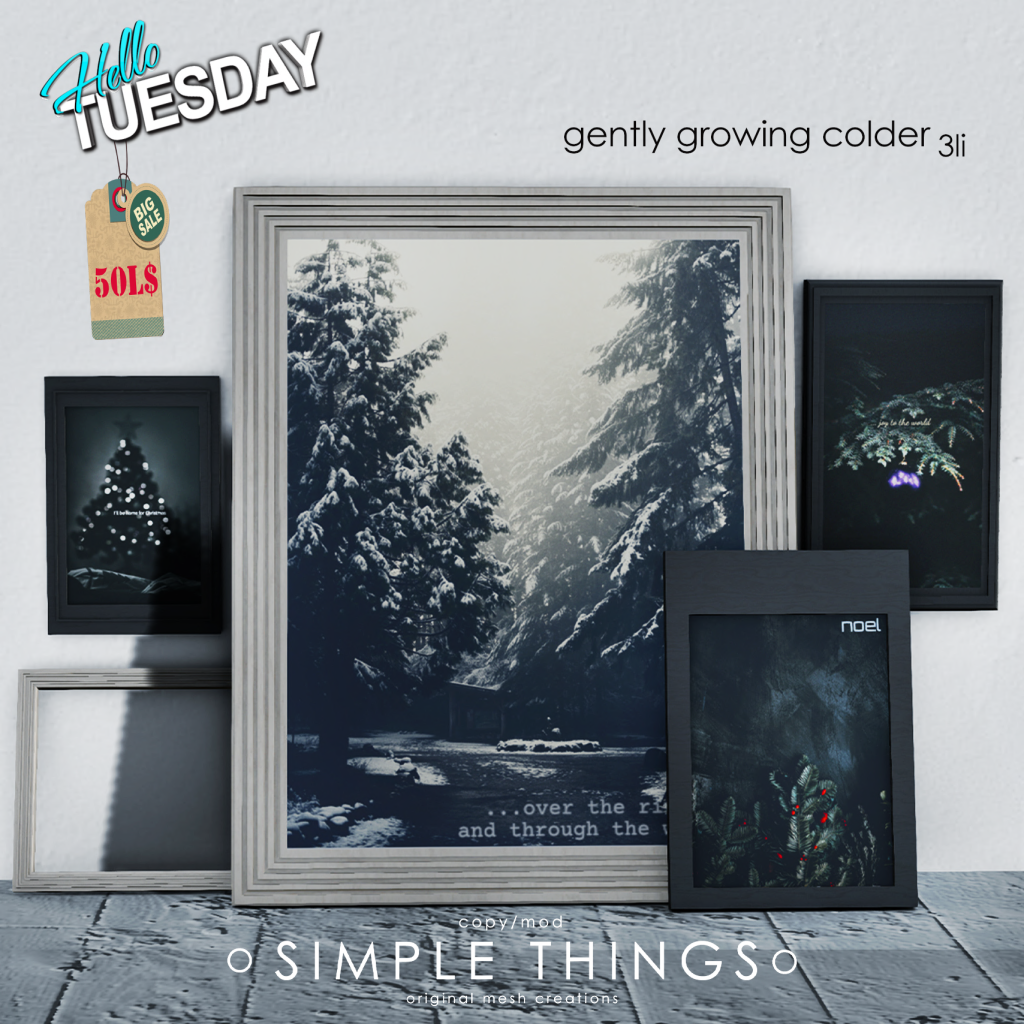 Simple Things – Gently Growing Colder Frames