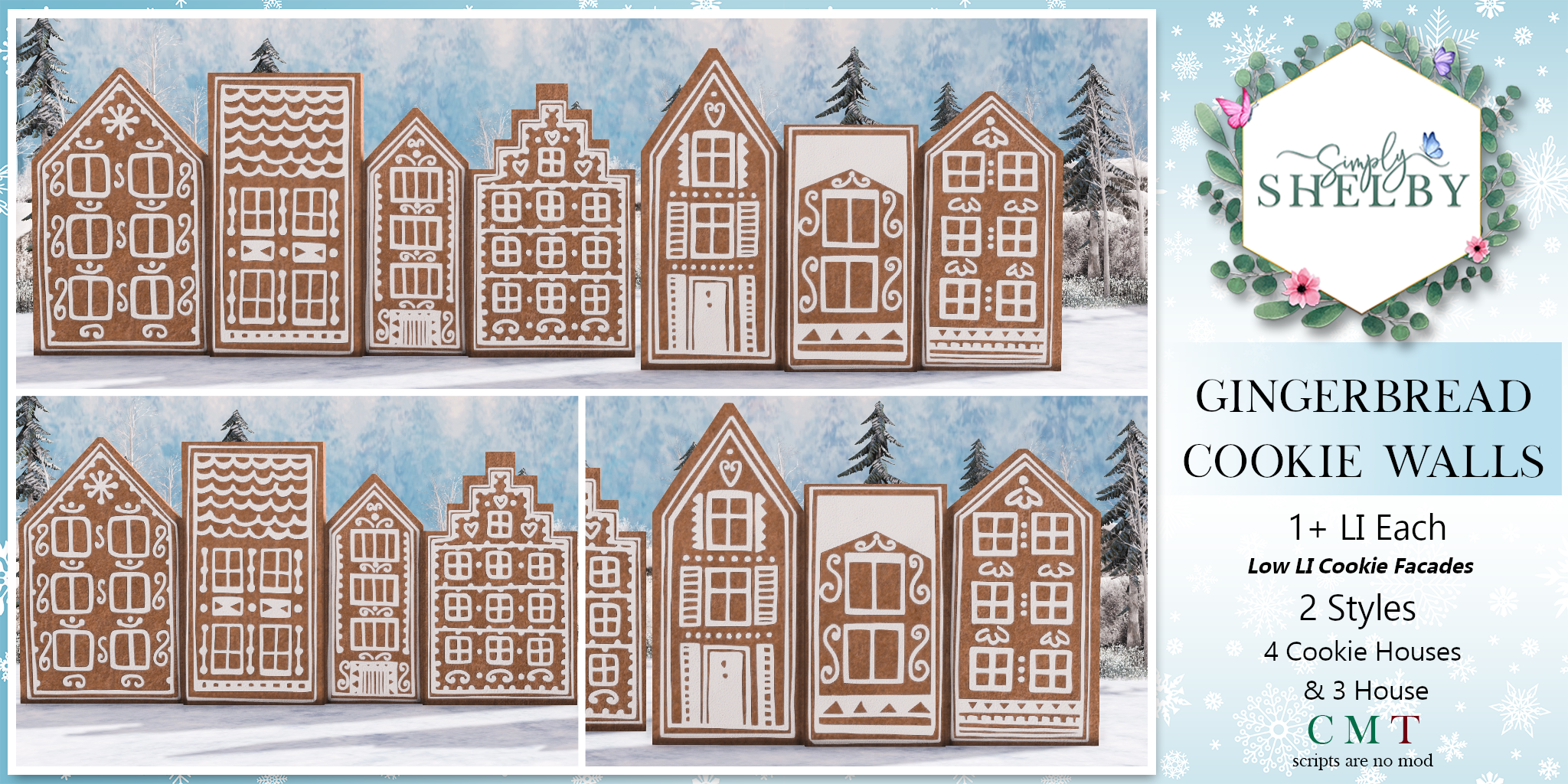 Simply Shelby – Gingerbread Cookie Walls