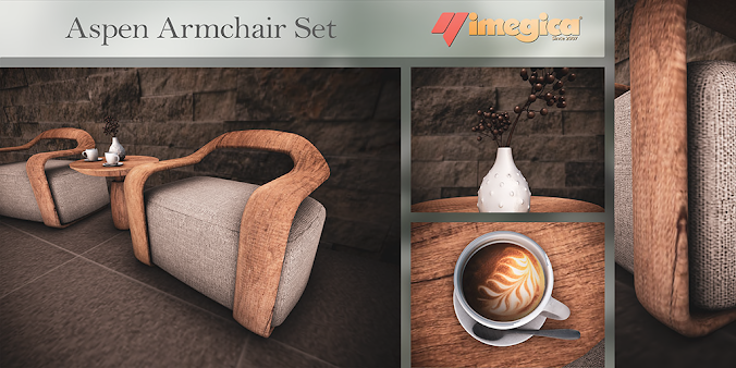 Imegica – Aspen Armchair Set