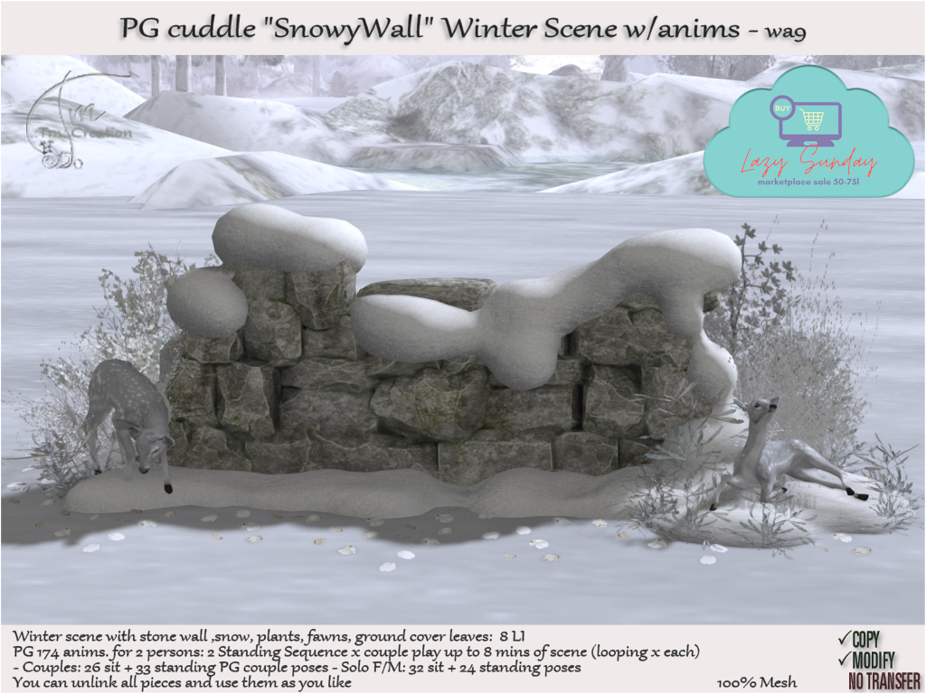 Tm Creation – ‘SnowyWall’ Winter Scene