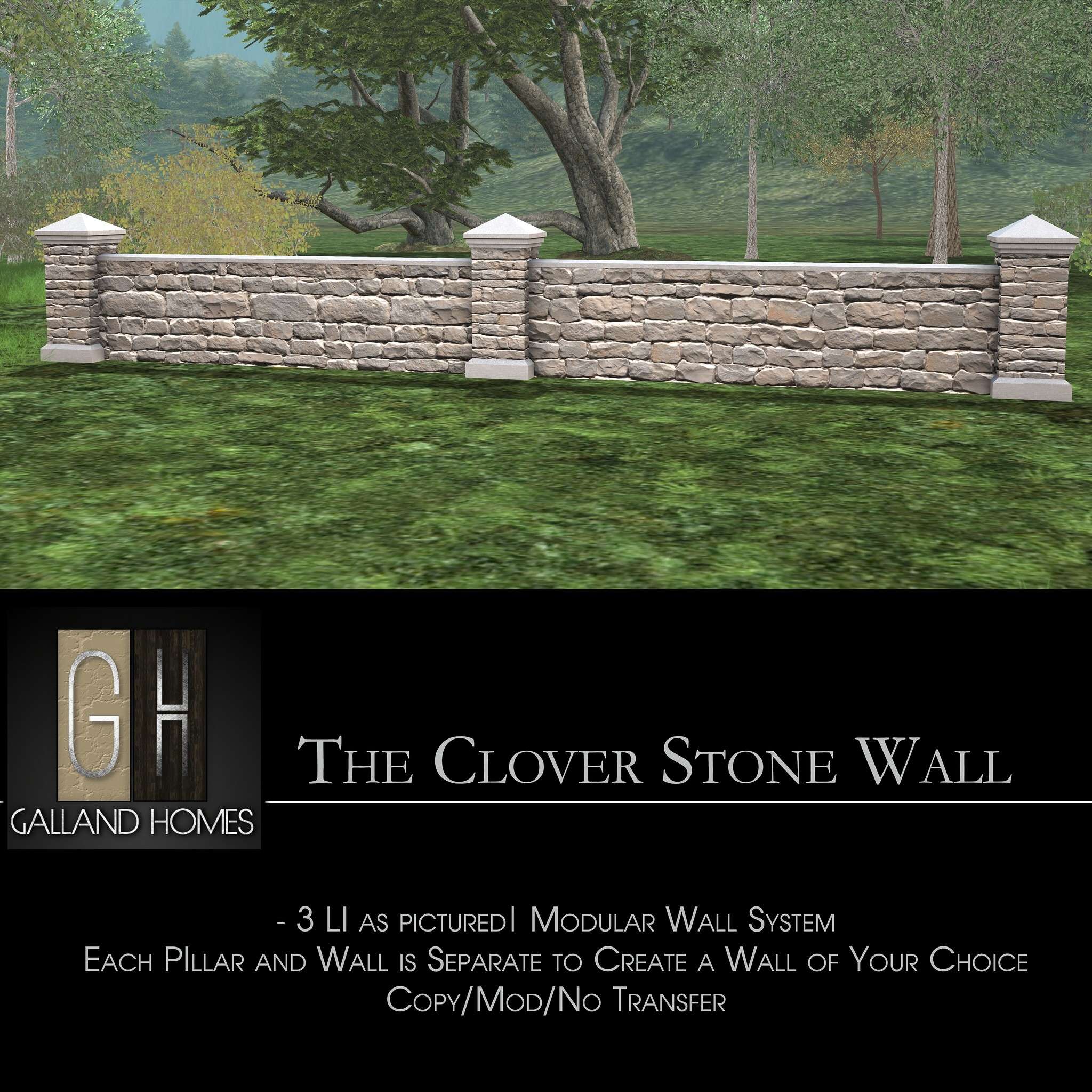 Galland Homes – Clover Stone Wall