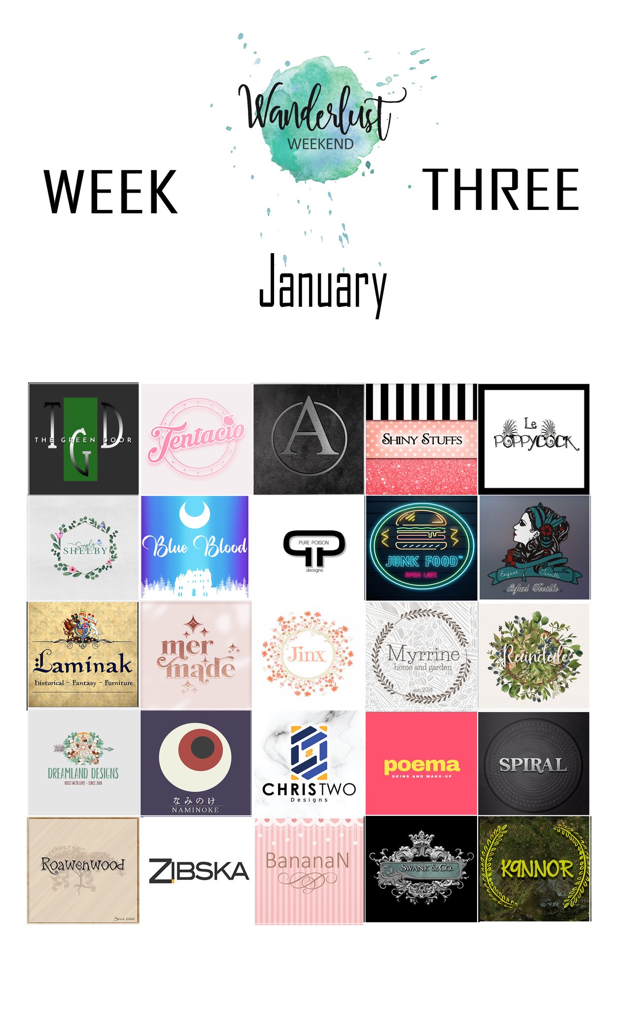 Wanderlust Weekend – January 20/21