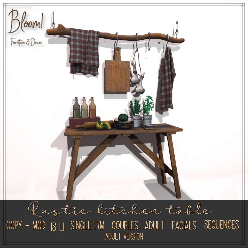 Bloom! – Farmhouse Frames & Rustic Kitchen Table