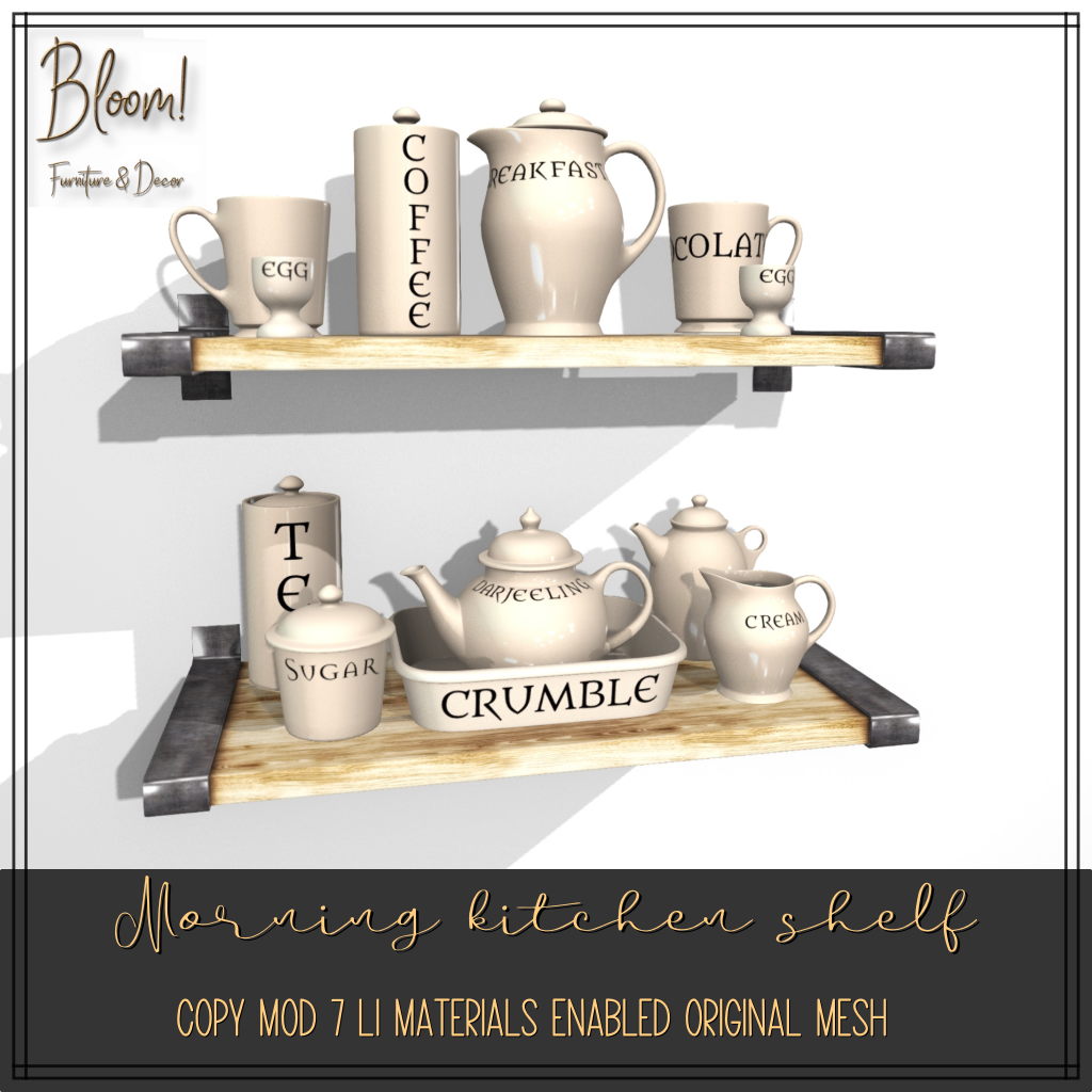 Bloom! – Derla Candle & Morning Kitchen Shelf