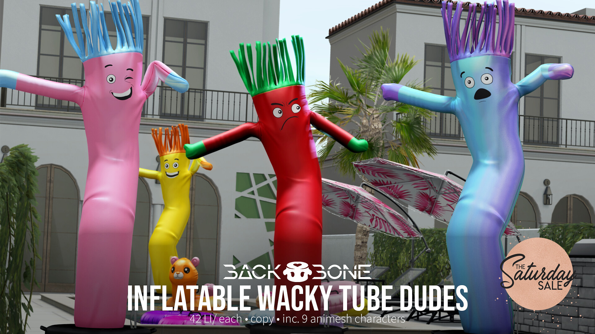 BackBone – Inflatable Wacky Tube Dudes