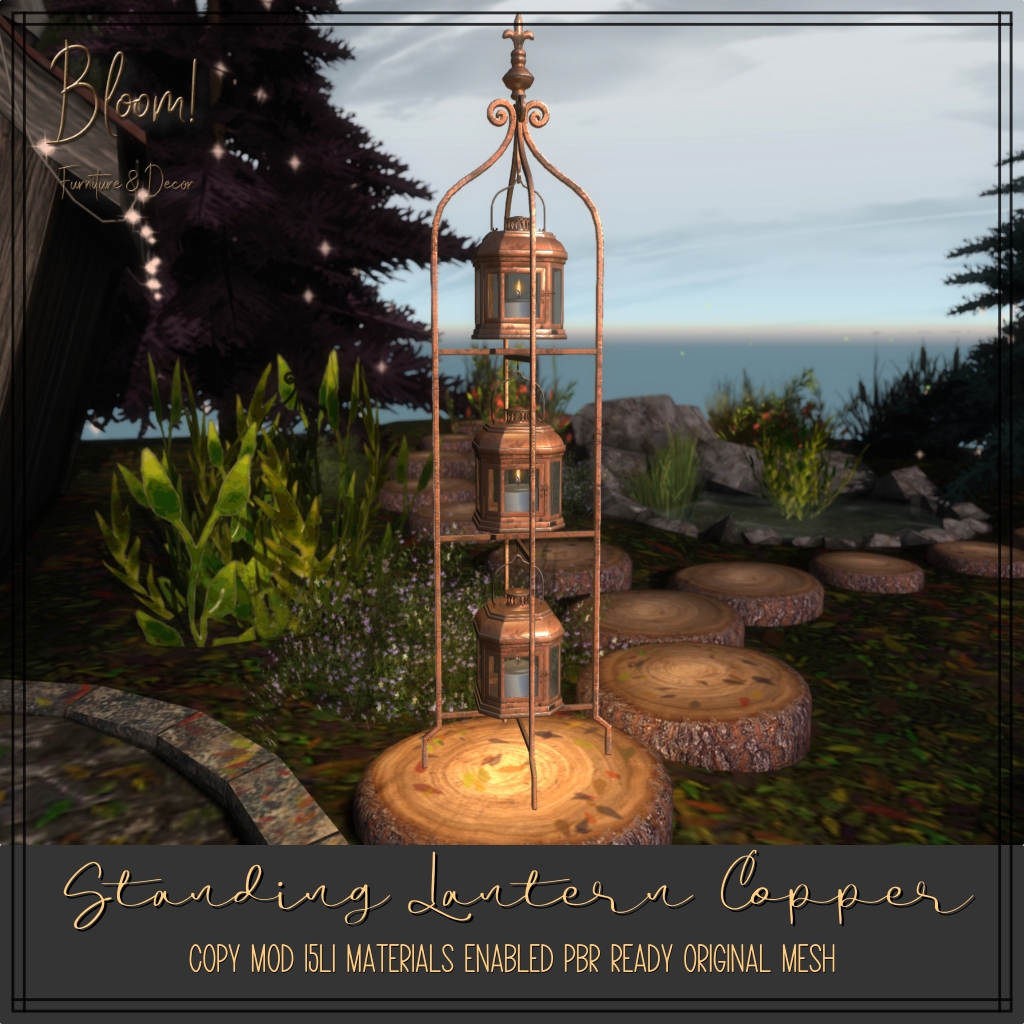 Bloom! – Standing Lantern (Copper)