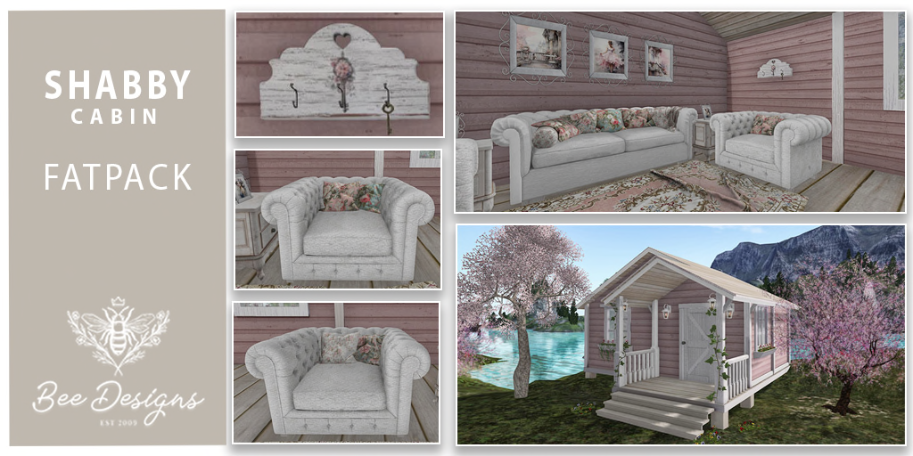 Bee Designs – Shabby Cabin Fatpack