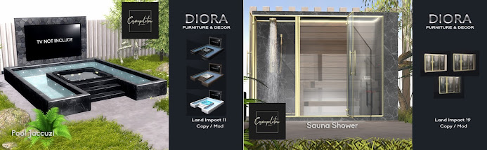 Diora – Pool Jaccuzi and Sauna Shower