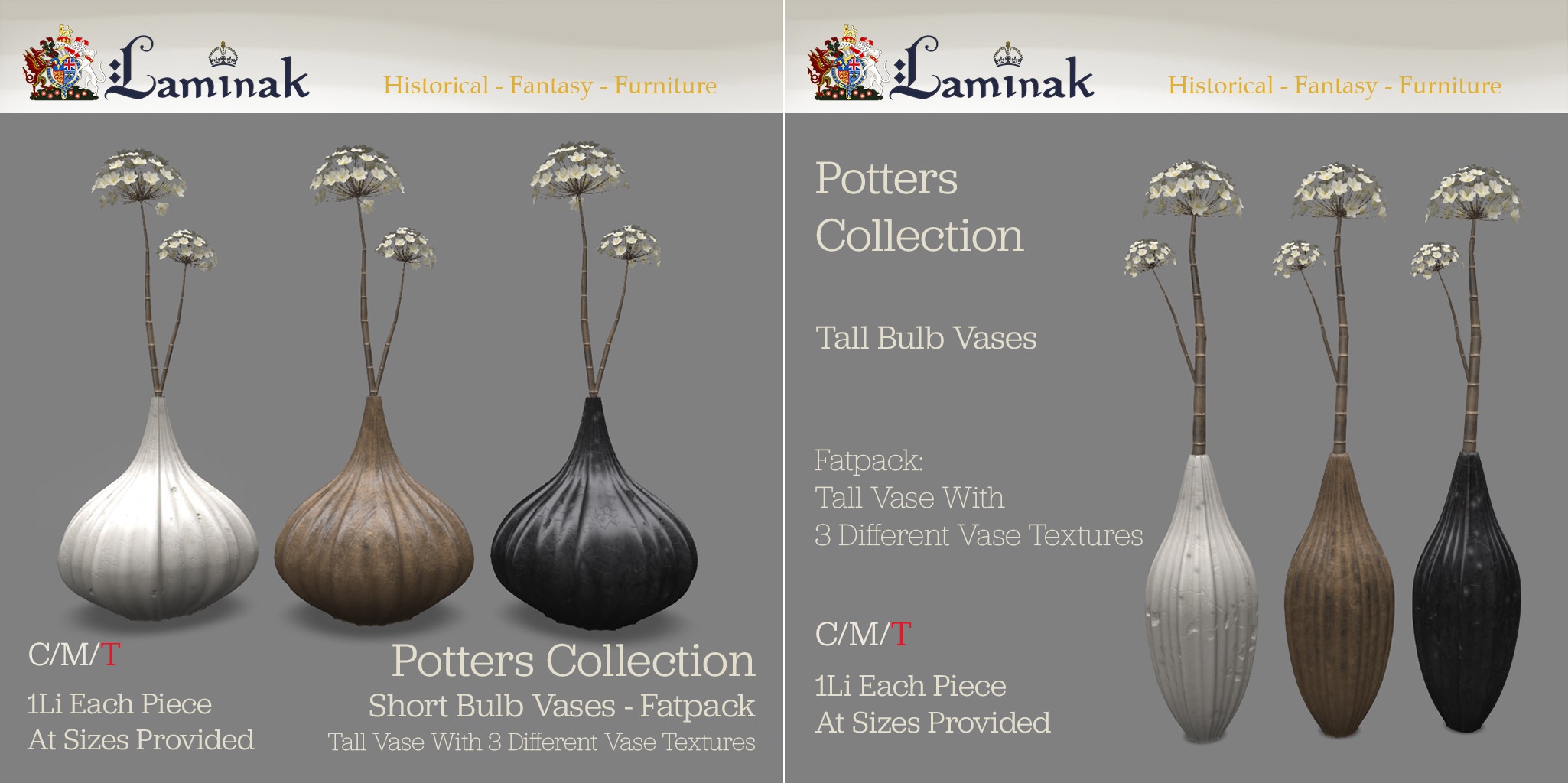 Laminak – Potters Collection Vases