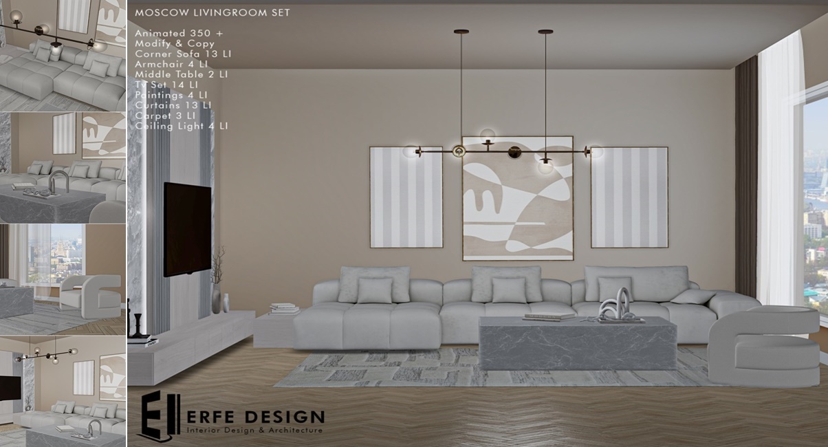 Erfe Design – Moscow Livingroom Set