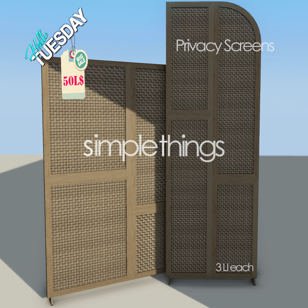 Simple Things – Privacy Screens