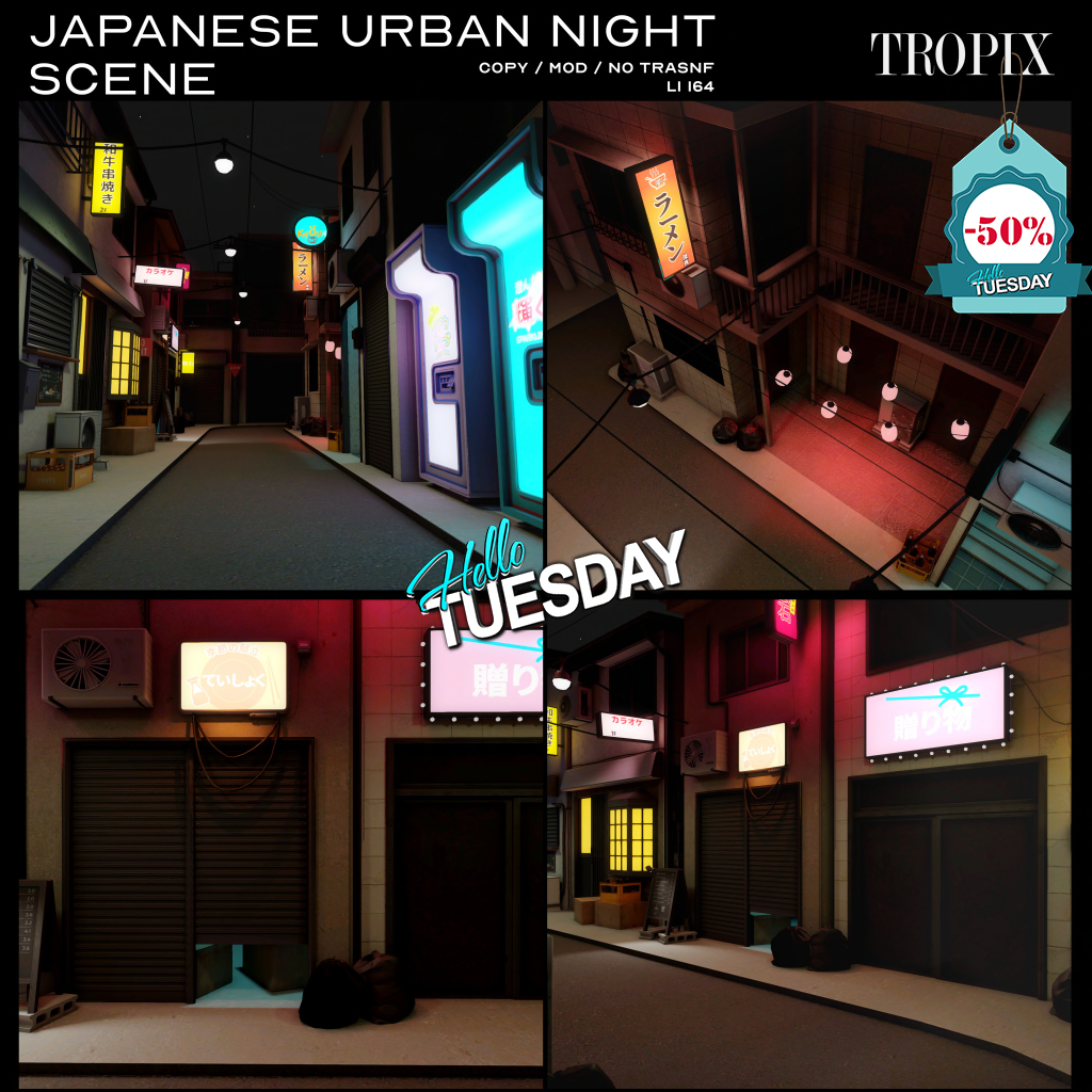 Tropix – Japanese Urban Night Scene
