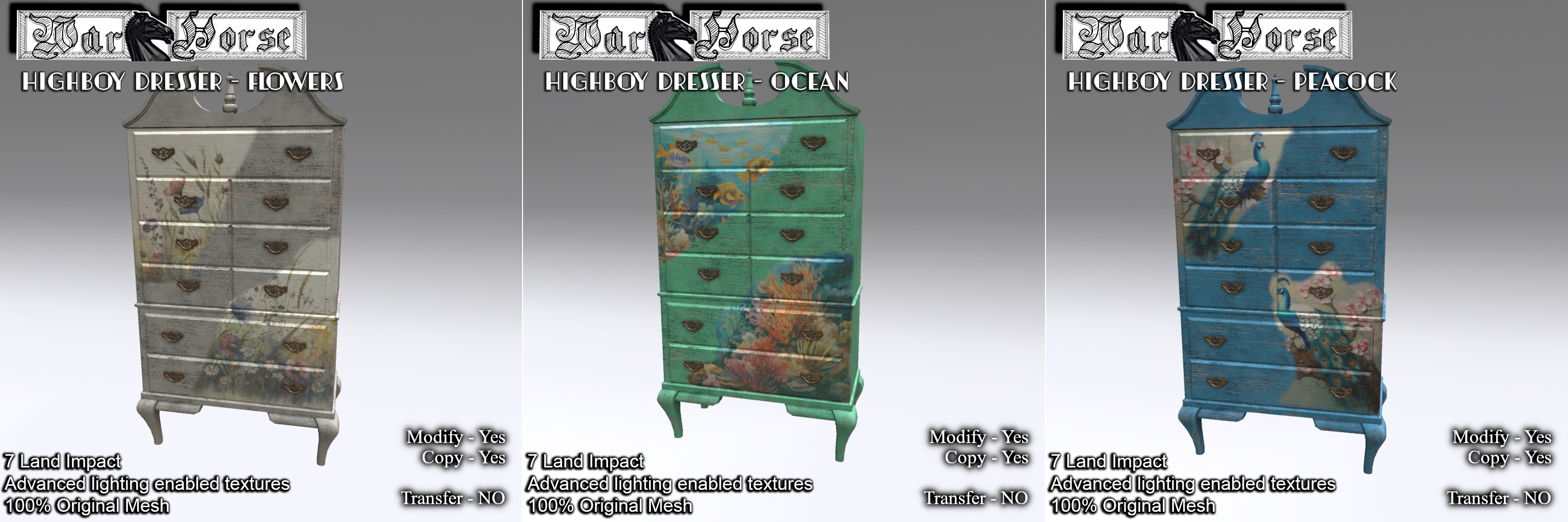 Warhorse – Highboy Dresser