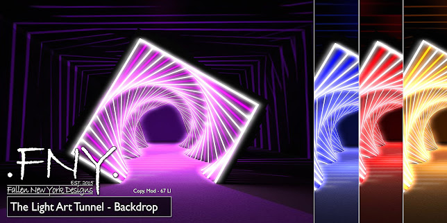 FNY – Light Art Tunnel Backdrop
