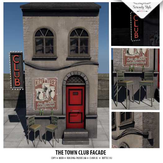 Serenity Style – The Town Club Facade