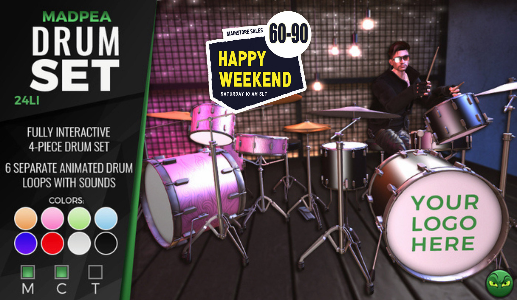 MadPea – Drum Set