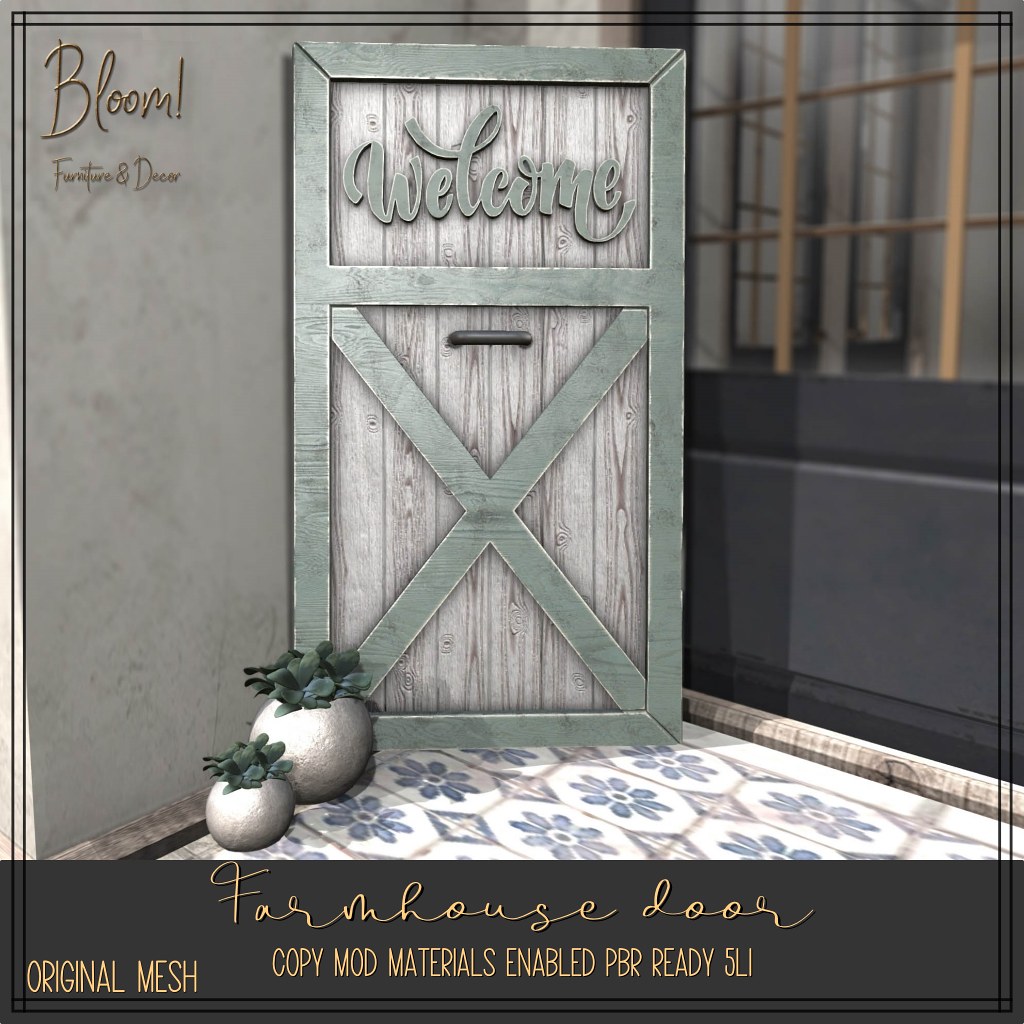 Bloom! – farmhouse door