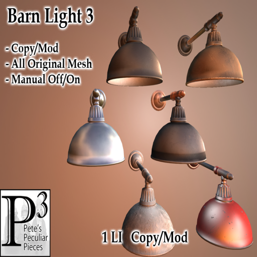 Pete’s Peculiar Pieces – Barn Light