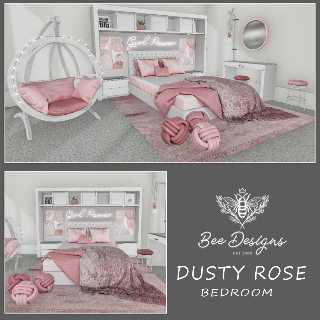 Bee Designs – Dusty Rose Bedroom & Ellie Daybed