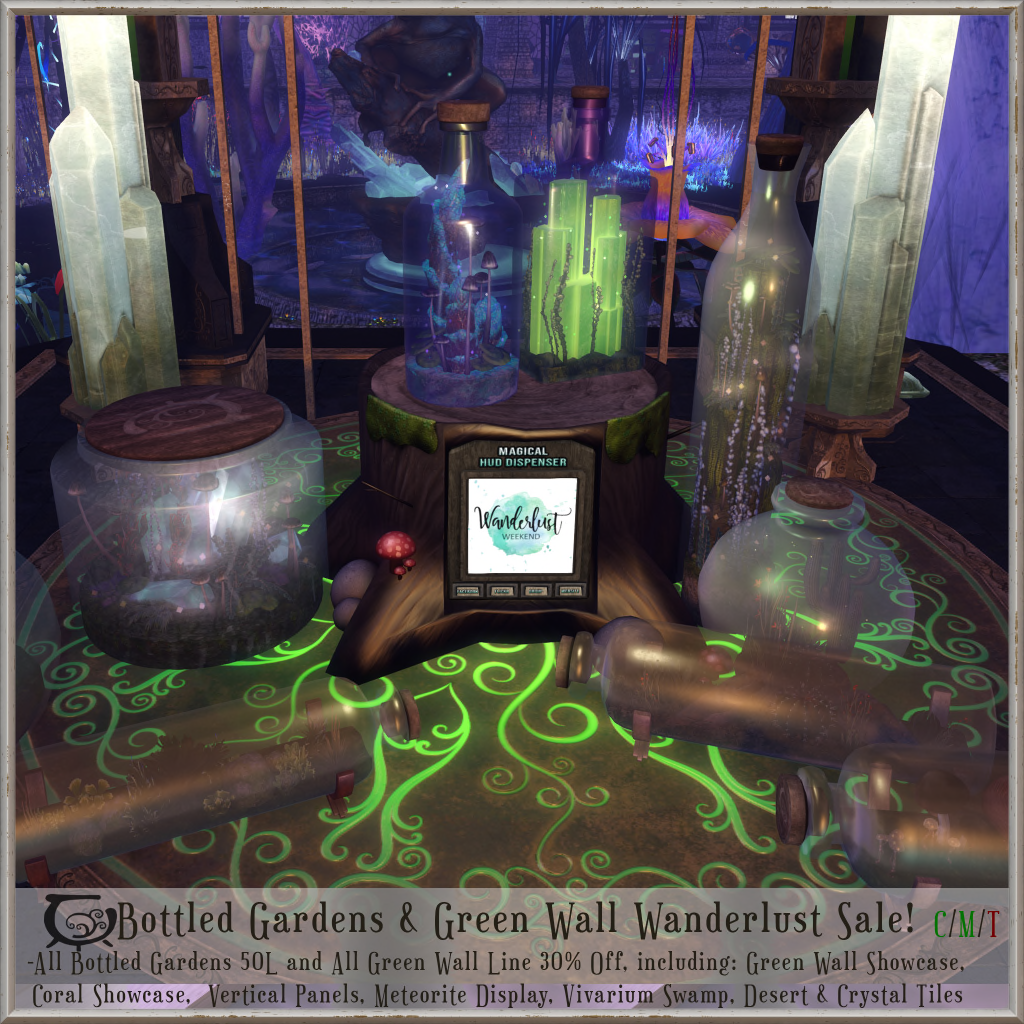Cerridwen’s Cauldron – Bottled Gardens & Green Wall Set