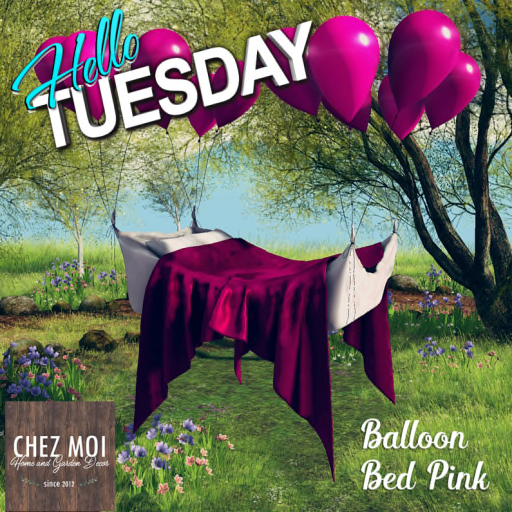 Chez Moi – Balloon Bed (Pink)