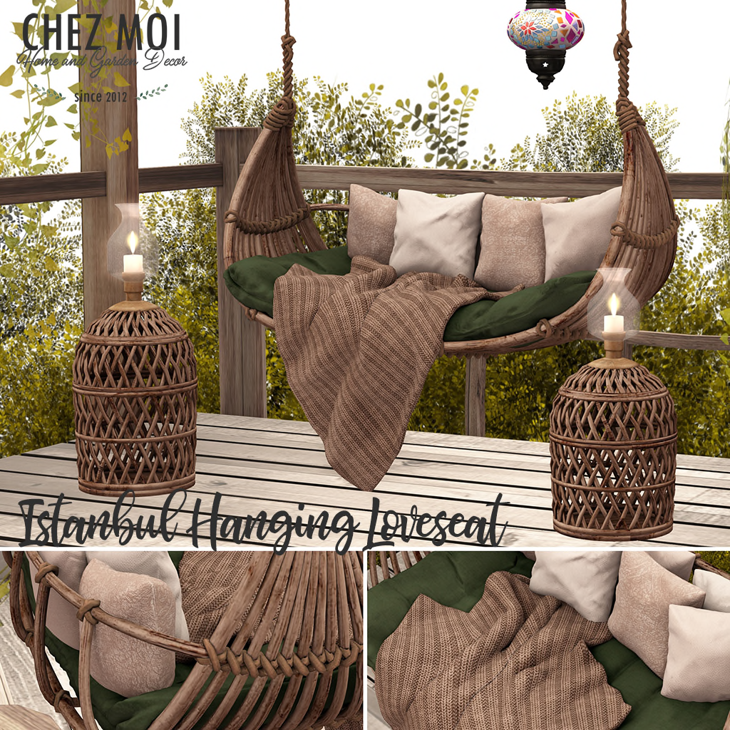 Chez Moi – Instabul Hanging Loveseat