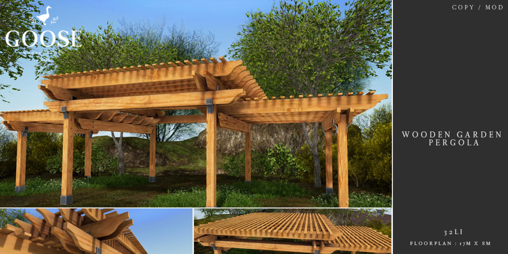 Goose – Wooden Garden Pergola