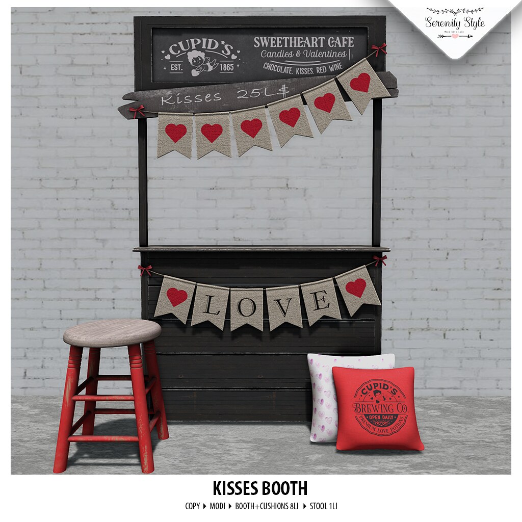 Serenity Style – Kisses Booth