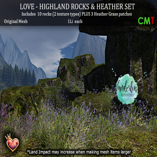 Love – Highland Rock & Heather Set
