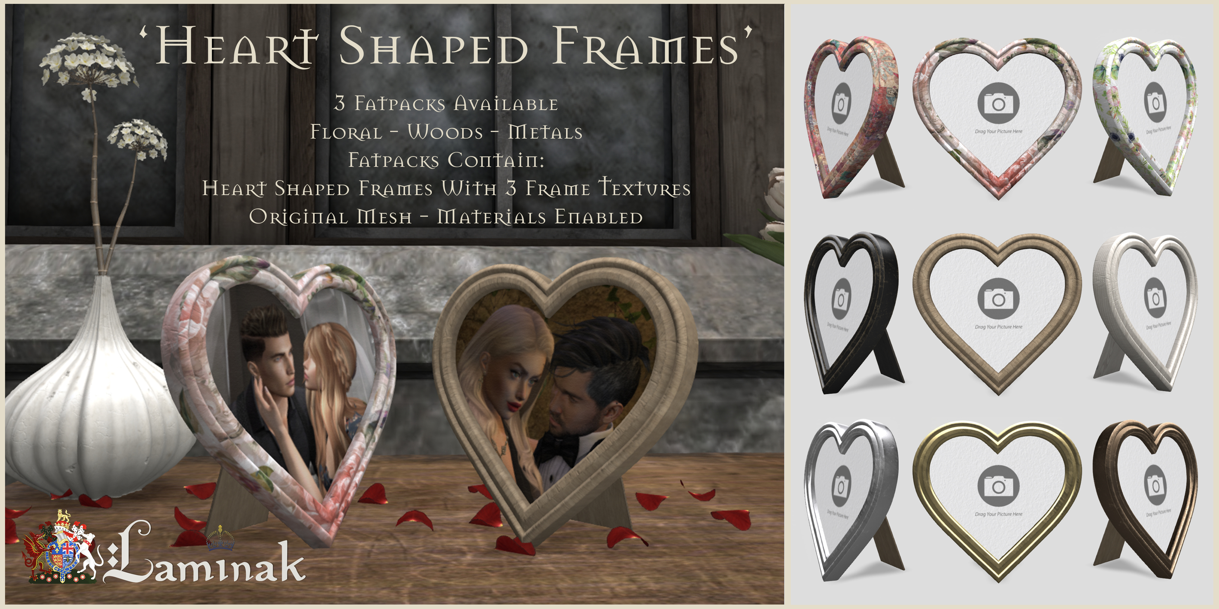 Laminak – Heart Shaped Frames