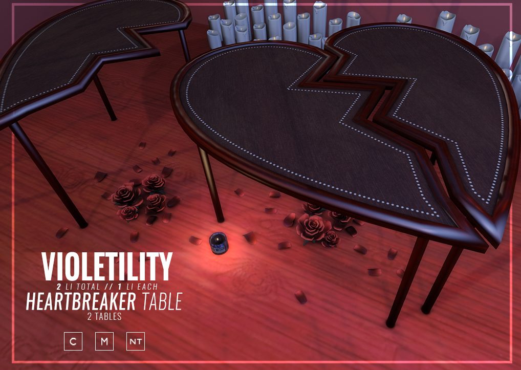 Violetility – Heartbreaker Table