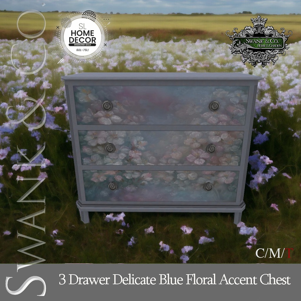 SWANK & Co. – Goodies Easter Basket and Drawer Accent chest