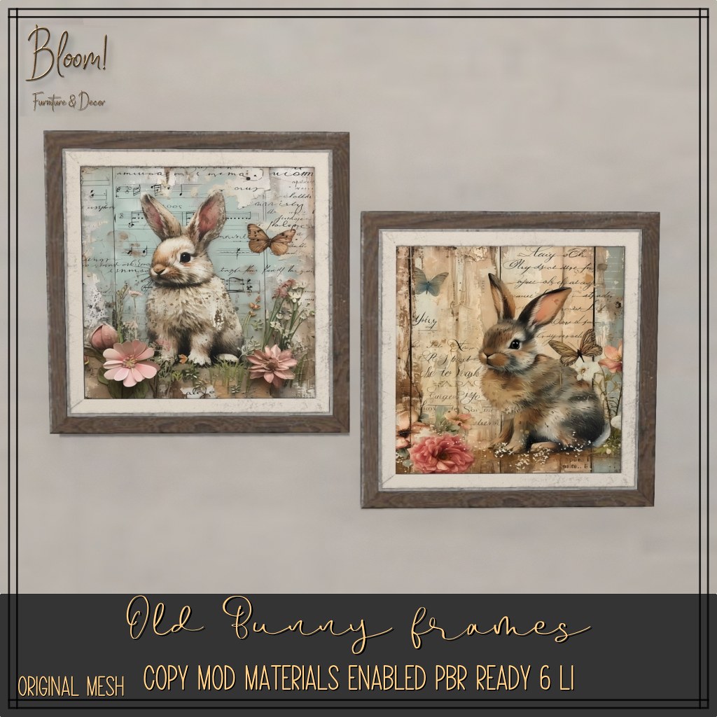 Bloom! – Old Bunny Frames