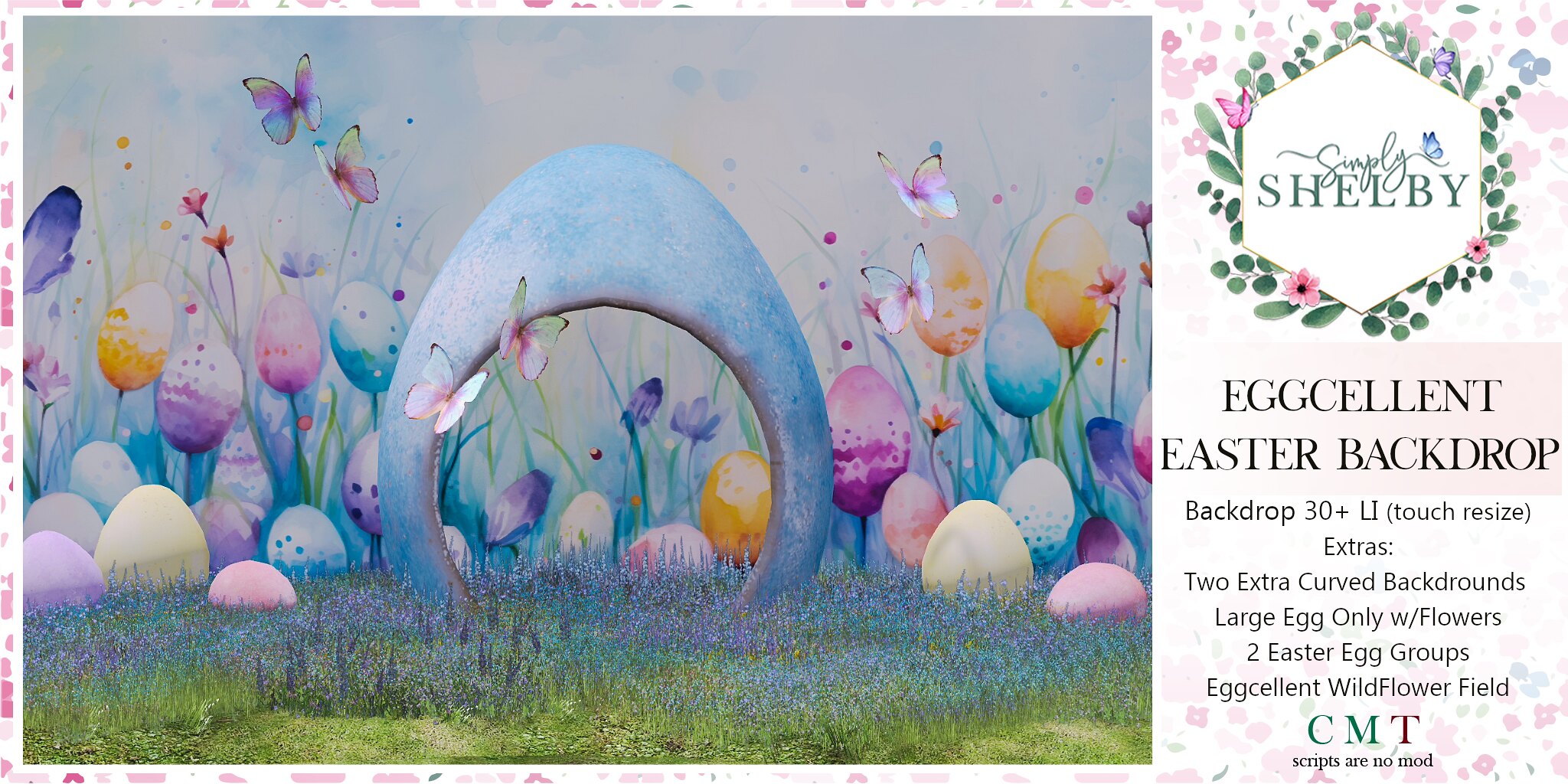 Simply Shelby – Eggcellent Easter Backdrop